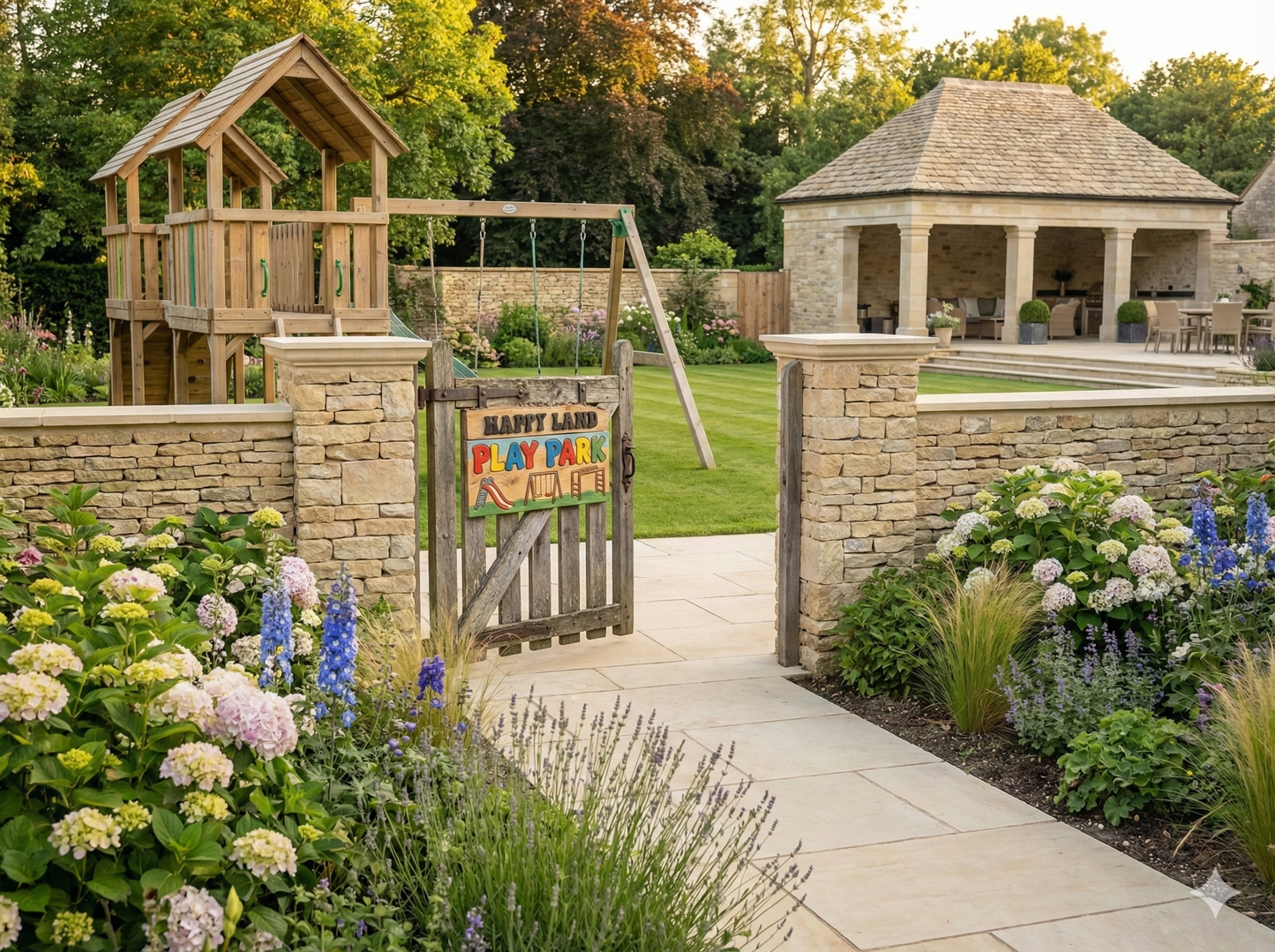 Custom 'Happy Land' Live Edge Wooden Sign – Lebanese Cypress