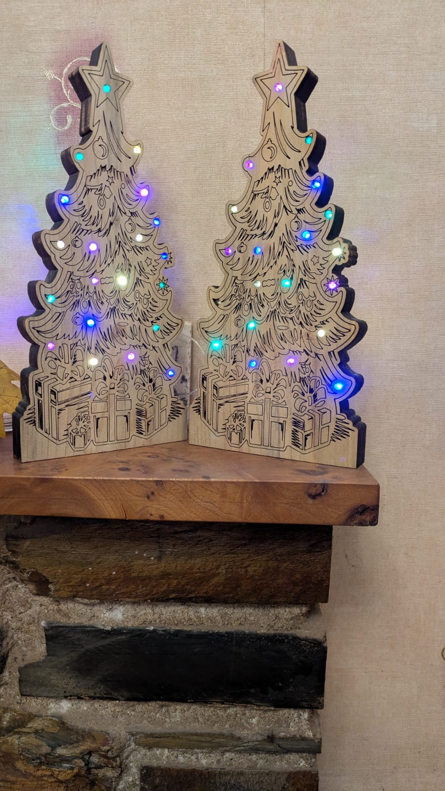 Personalised Beech Ply Baubles & Mini Trees