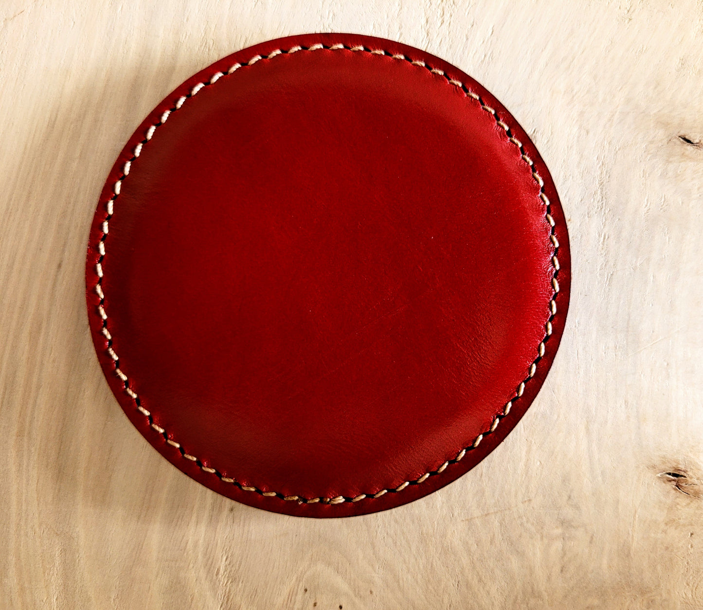 Personalised Deluxe Italian Leather Engraved Coasters