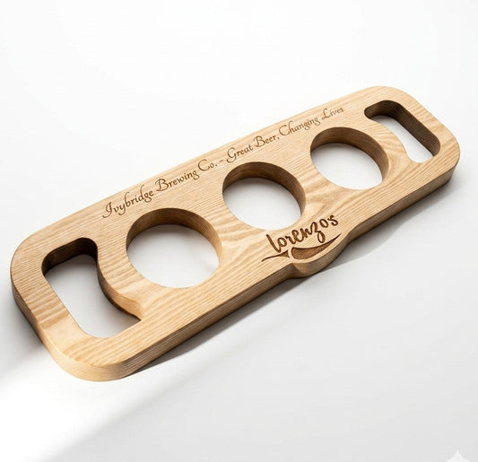 CO2 laser machine engraving timber in Moon Groves studio – professional laser services in Devon