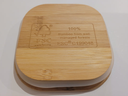 Personalised dog treats jar lid showing laser engraved bone design – Moon Groves Devon UK