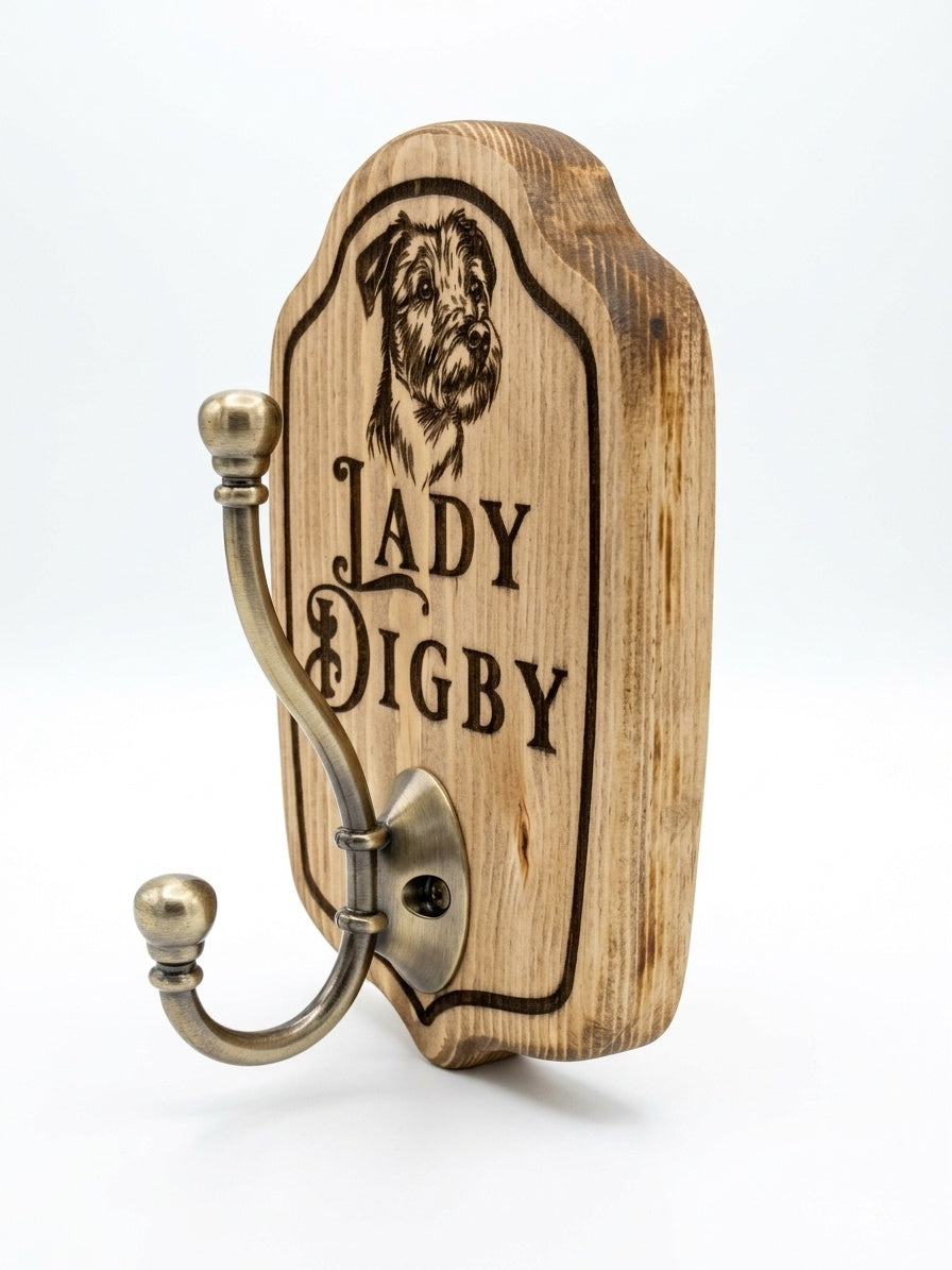 Patterdale dog lead hook thickness and brass hardware, Moon Groves