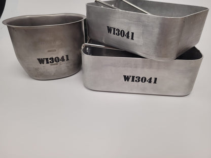 Military Kit Marking – Force/Service Number Engraving for Mess Tins, Mugs & Water Bottles