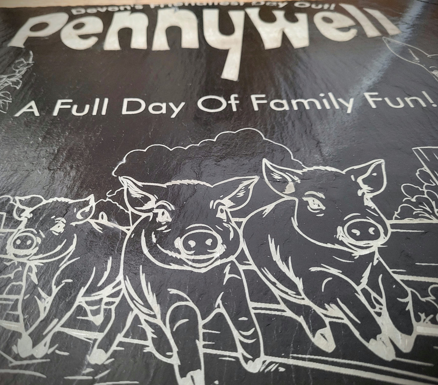 Personalised Reclaimed Slate House Sign | Custom Engraved in Devon