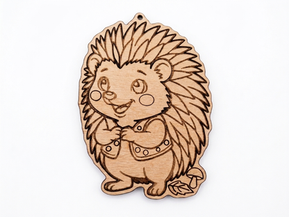 Paint Your Own Wooden Hedgehog Decoration