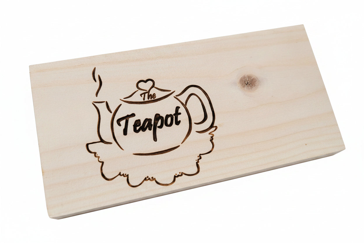 Custom Engraved Logo Sign – Bespoke Wooden Business Branding | Handmade in Devon UK
