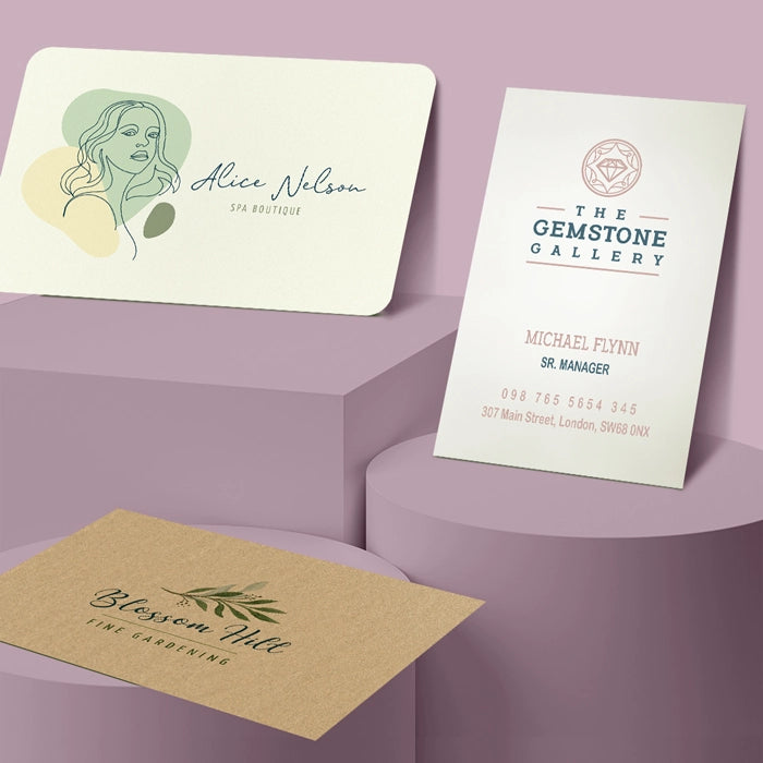 Business or Appointment Cards - 450gsm Silk