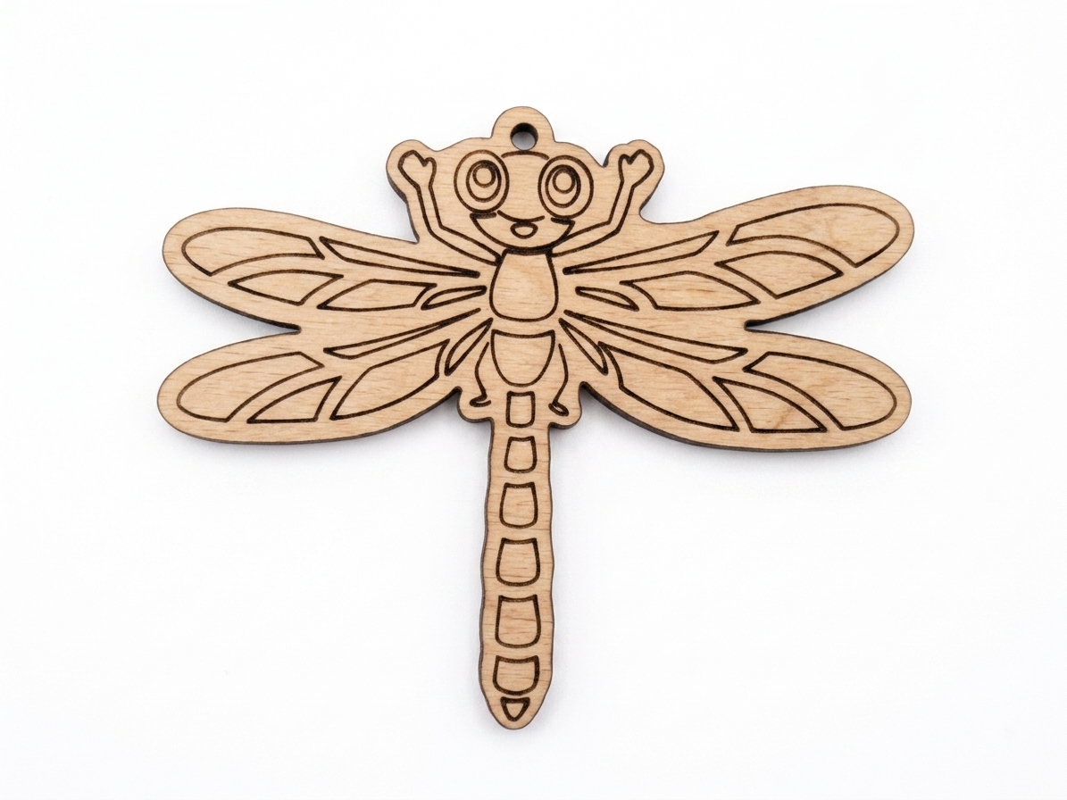 Paint Your Own Wooden Dragonfly Decoration