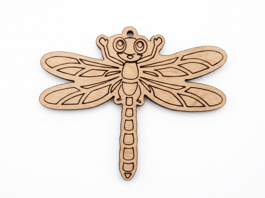 Paint Your Own Wooden Dragonfly Decoration