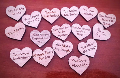 Personalised friendship sliding drawer gift box – laser engraved wooden keepsake, Moon Groves Devon UK